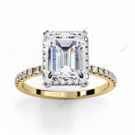 Load image into Gallery viewer, Hidden Accent Engagement Ring ENHI1483