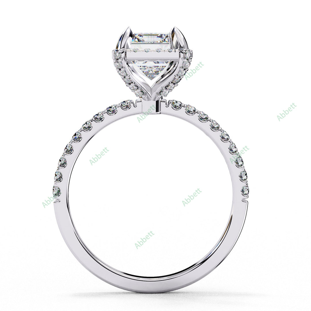 Hidden Accent Engagement Ring ENHI1483