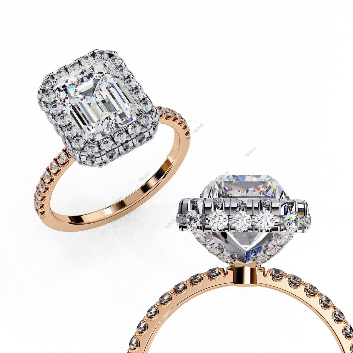 Hidden Halo Engagement Ring ENHI1486