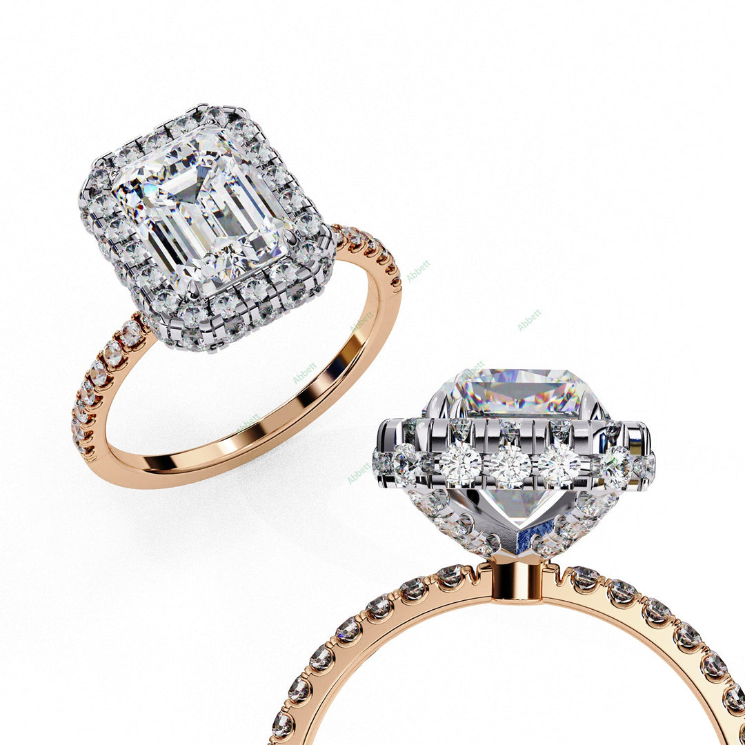 Hidden Halo Engagement Ring ENHI1486