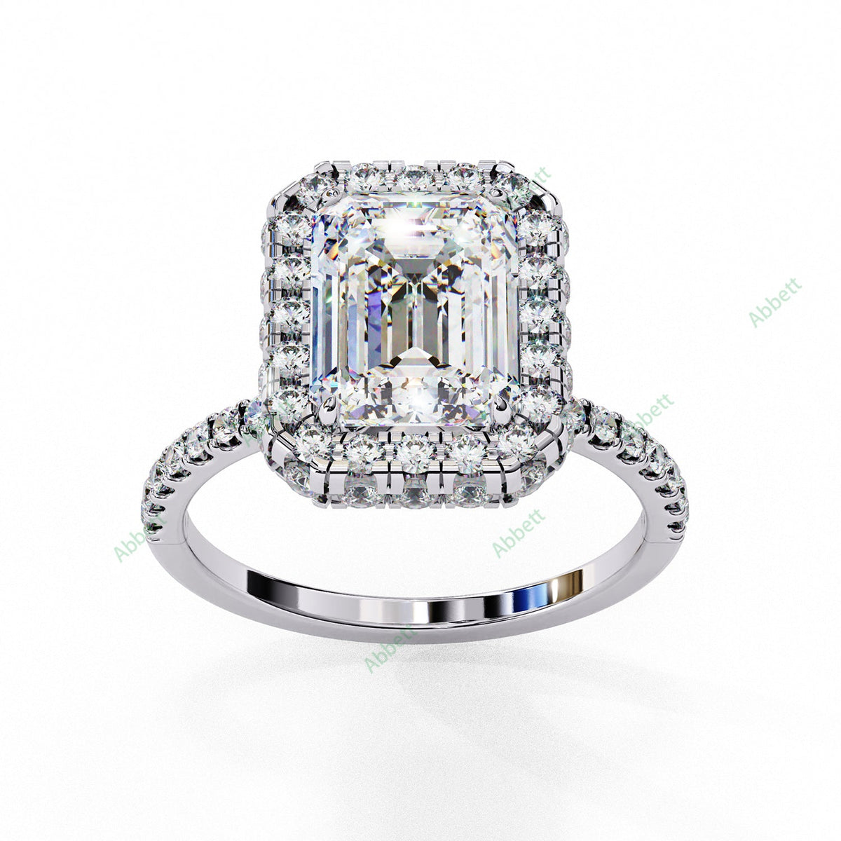 Hidden Halo Engagement Ring ENHI1486