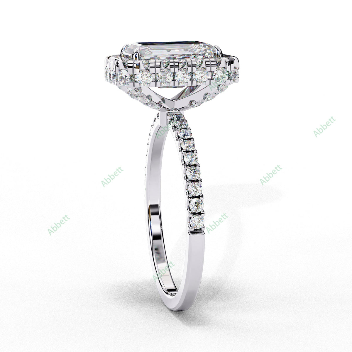 Hidden Halo Engagement Ring ENHI1486