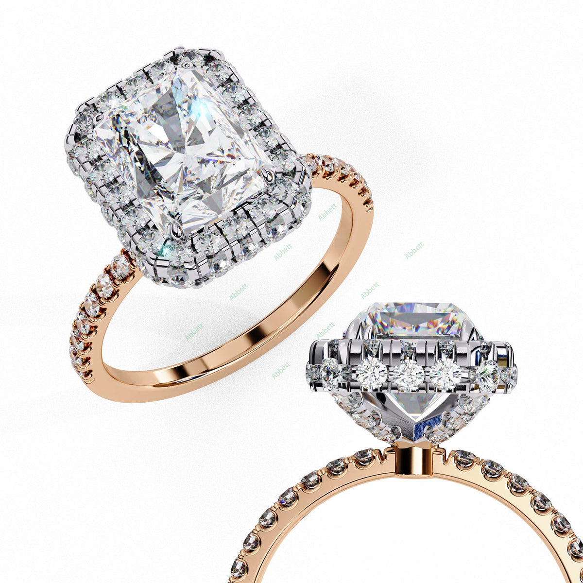 Hidden Halo Engagement Ring ENHI1487