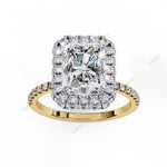 Load image into Gallery viewer, Hidden Halo Engagement Ring ENHI1487