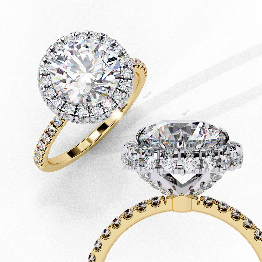 Hidden Halo Engagement Ring ENHI1488