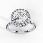 Load image into Gallery viewer, Hidden Halo Engagement Ring ENHI1488
