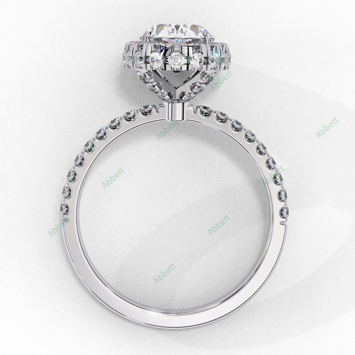 Hidden Halo Engagement Ring ENHI1489