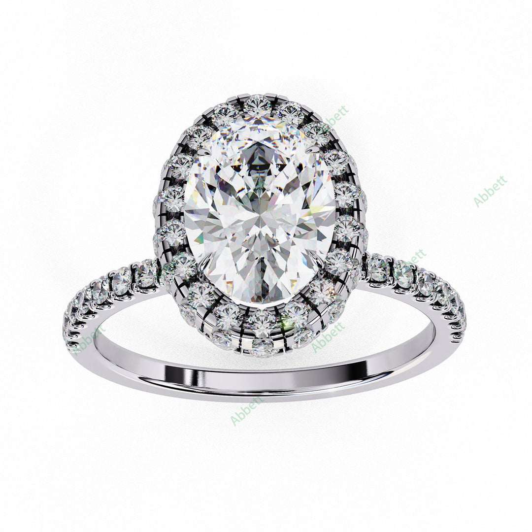 Hidden Halo Engagement Ring ENHI1489
