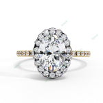 Load image into Gallery viewer, Hidden Halo Engagement Ring ENHI1489
