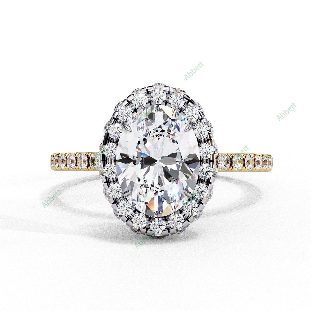Hidden Halo Engagement Ring ENHI1489