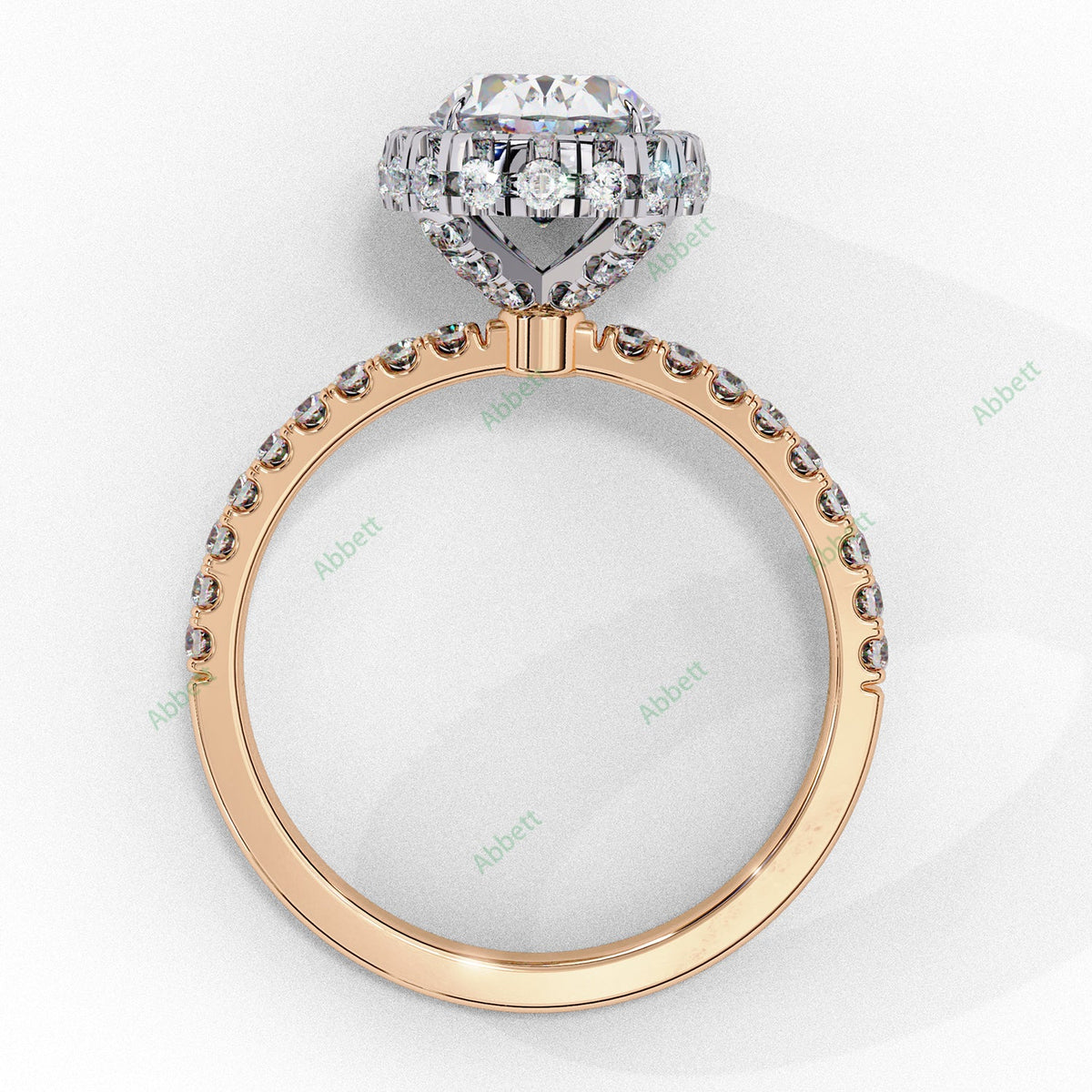 Hidden Halo Engagement Ring ENHI1489