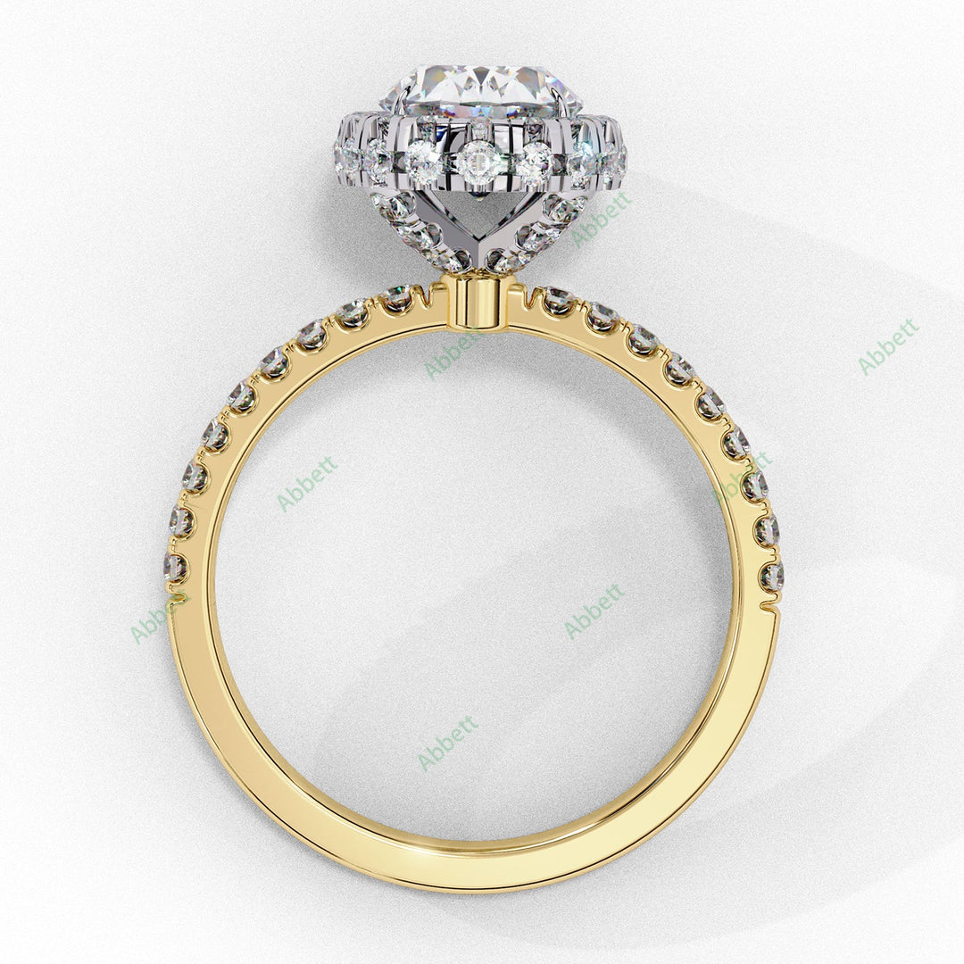 Hidden Halo Engagement Ring ENHI1489