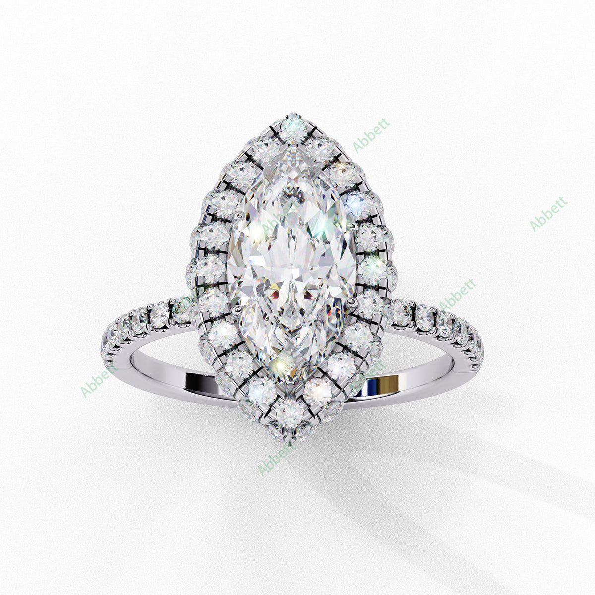 Hidden Halo Engagement Ring ENHI1490