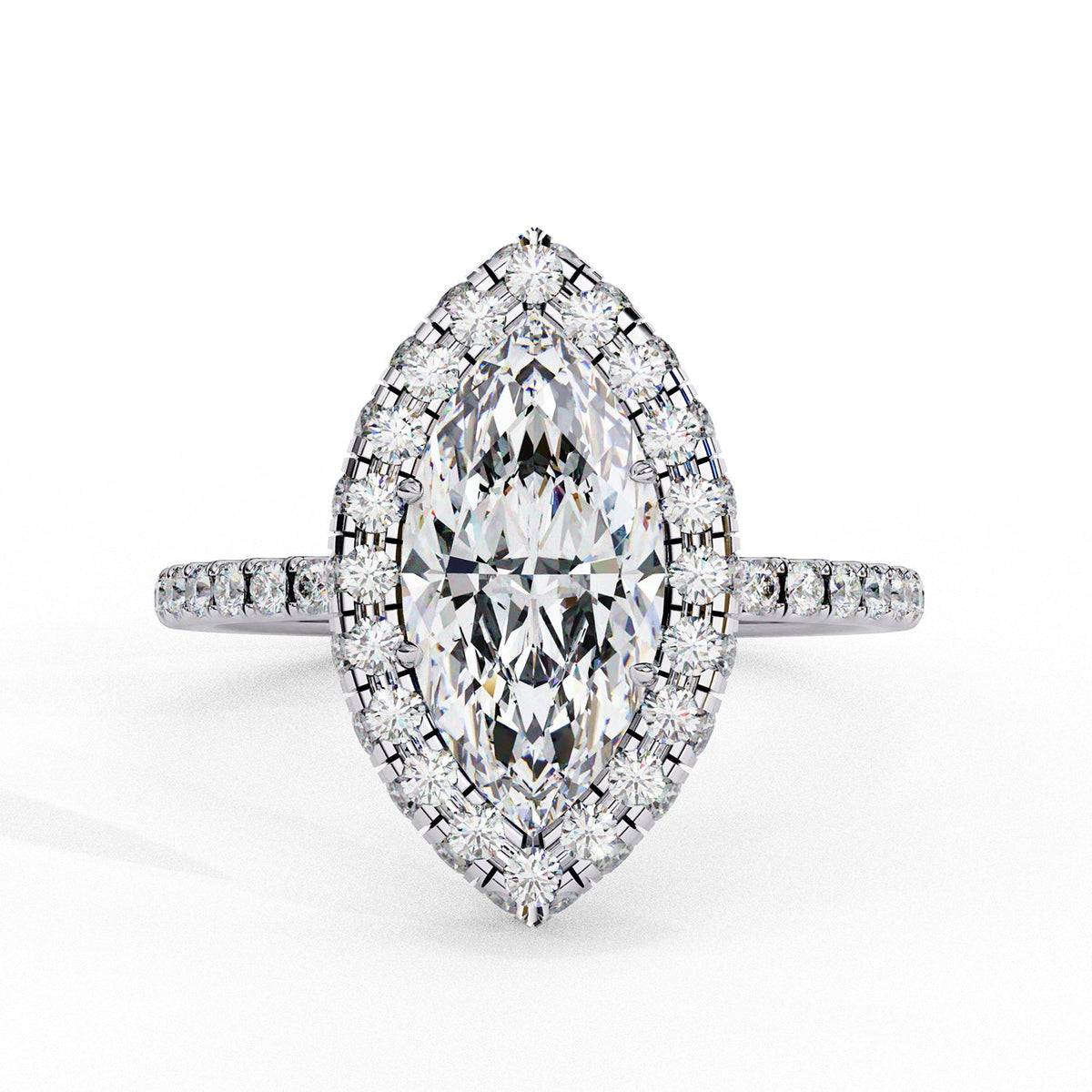 Hidden Halo Engagement Ring ENHI1490