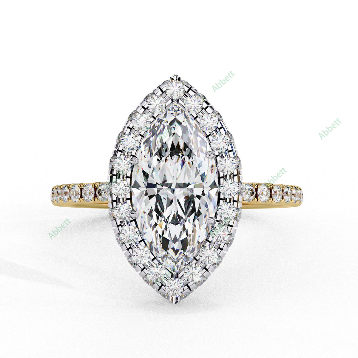 Hidden Halo Engagement Ring ENHI1490