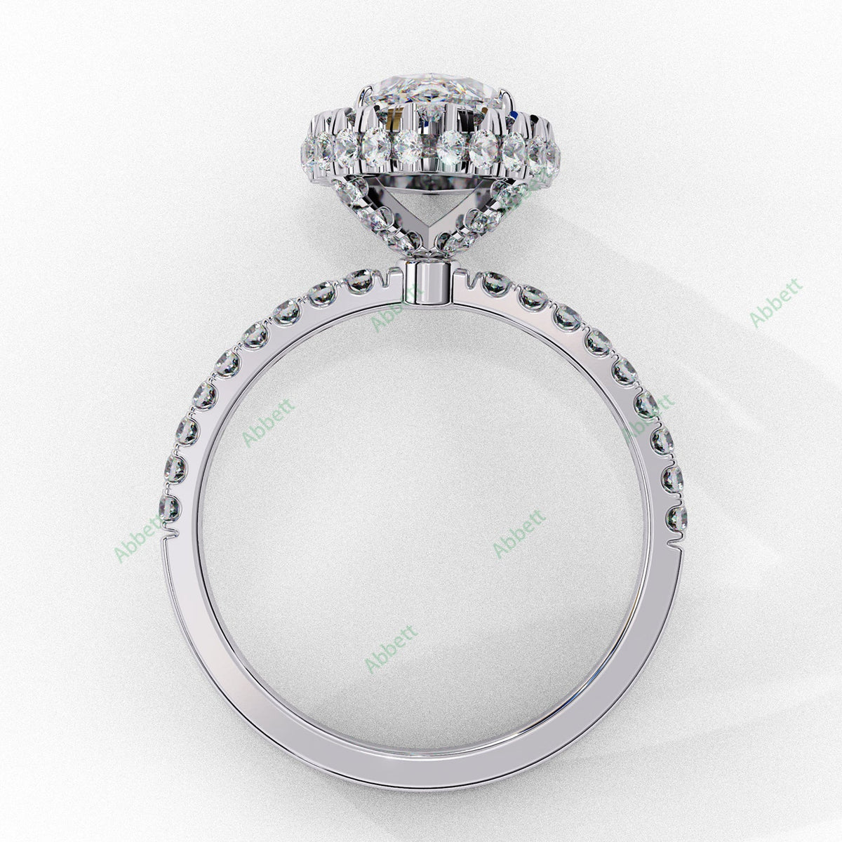 Hidden Halo Engagement Ring ENHI1490