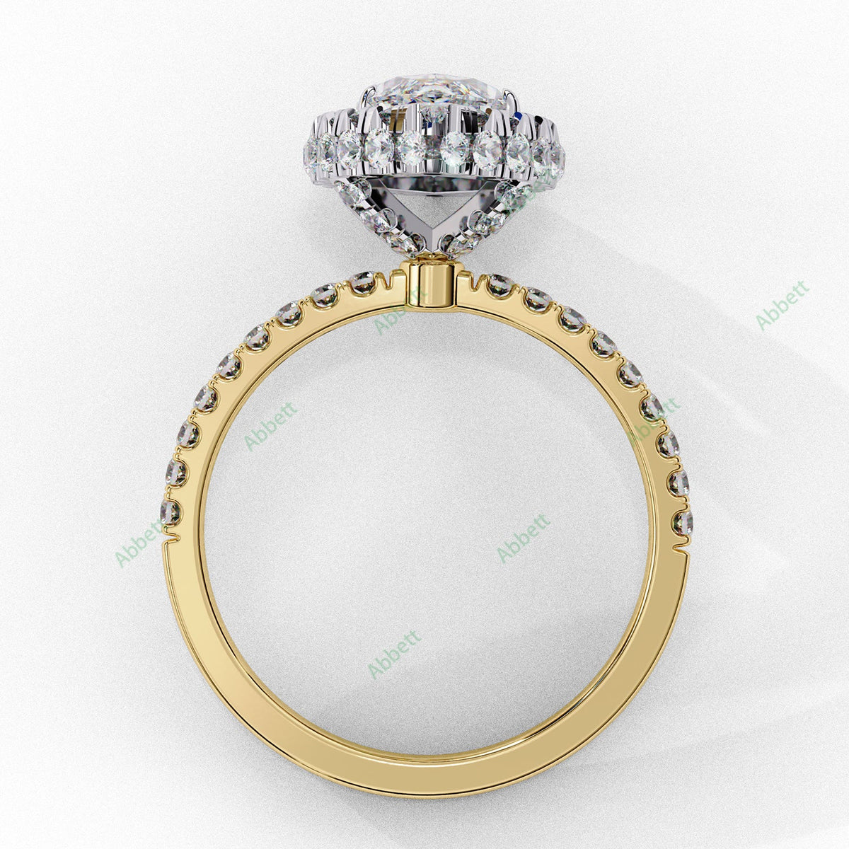 Hidden Halo Engagement Ring ENHI1490