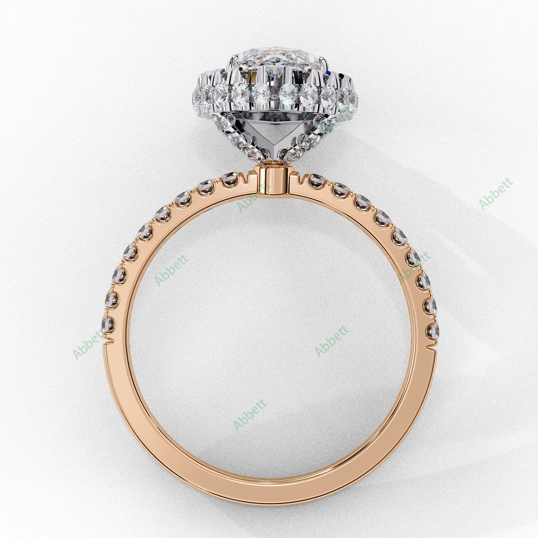 Hidden Halo Engagement Ring ENHI1490