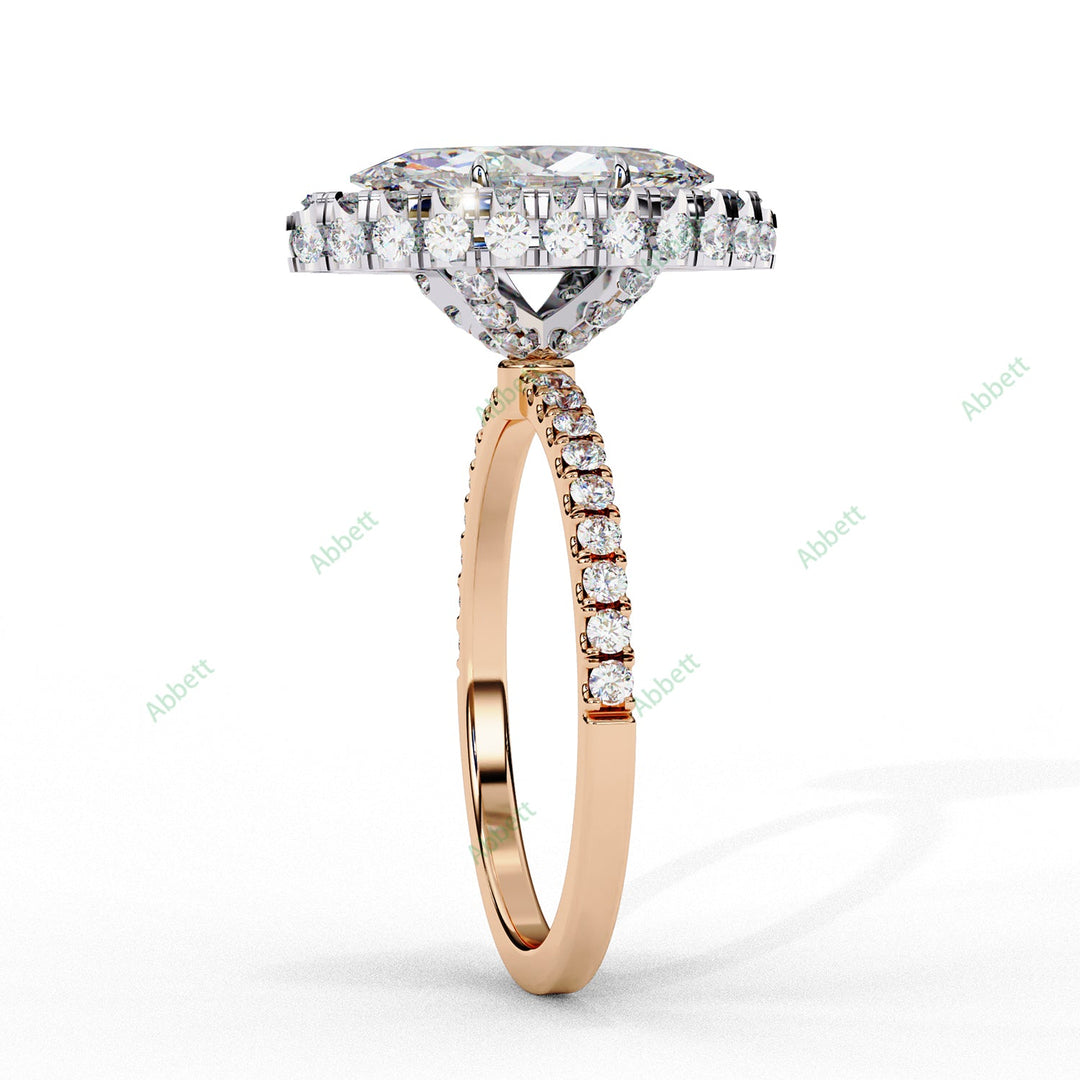 Hidden Halo Engagement Ring ENHI1490