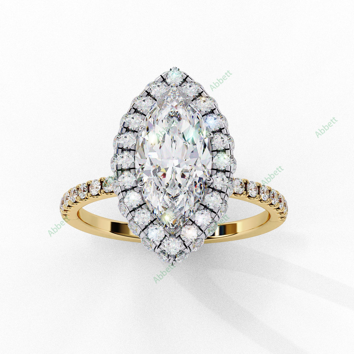 Hidden Halo Engagement Ring ENHI1490