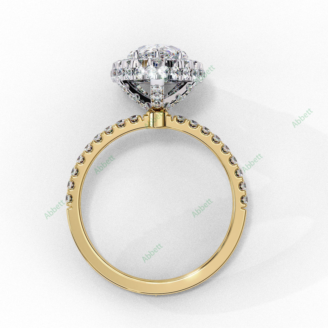 Hidden Halo Engagement Ring ENHI1491