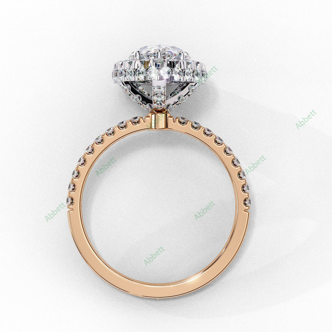 Hidden Halo Engagement Ring ENHI1491