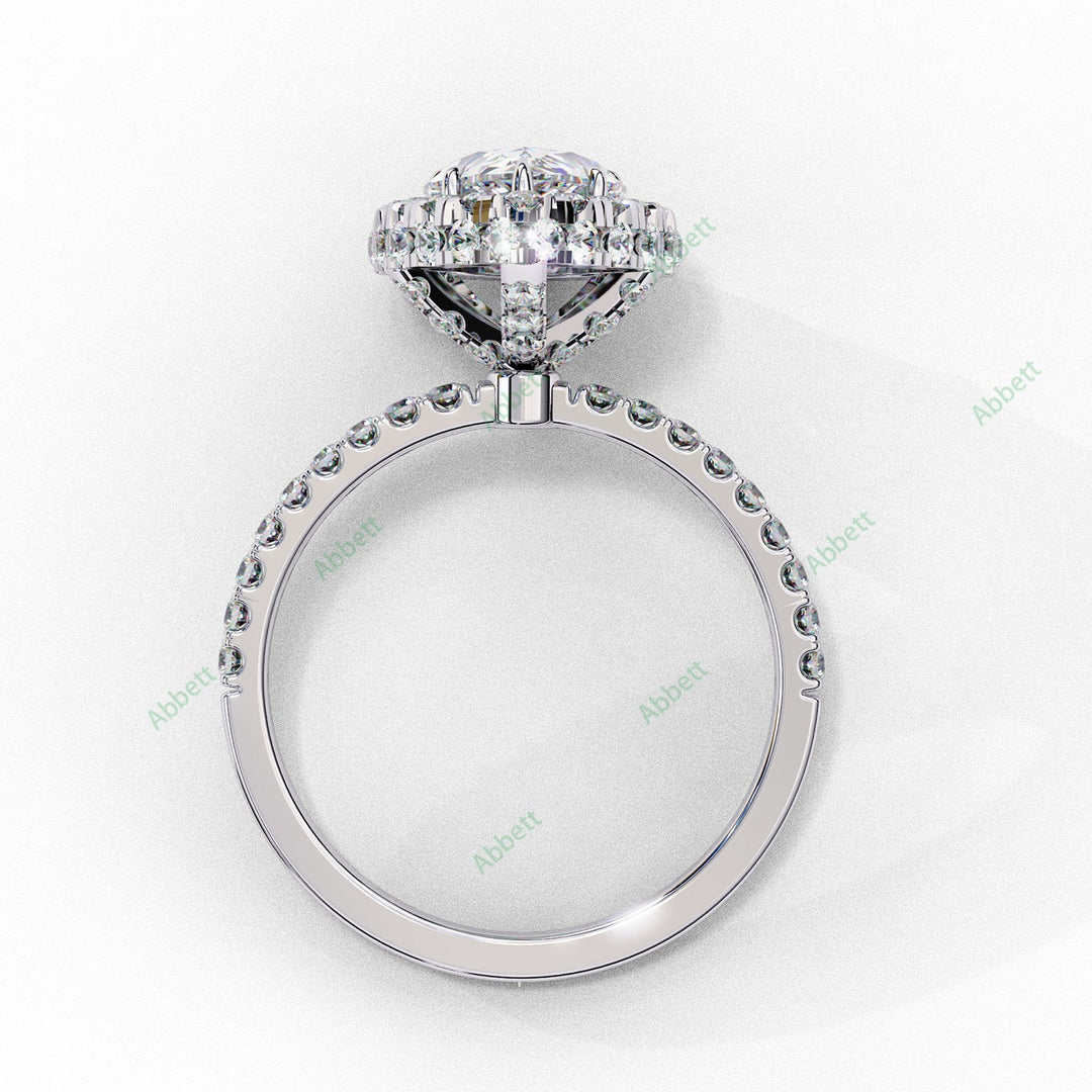 Hidden Halo Engagement Ring ENHI1491