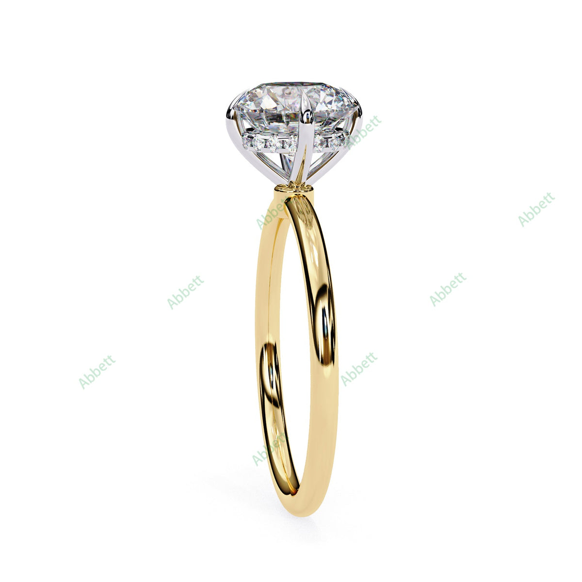 Hidden Halo Engagement Ring ENHI1516