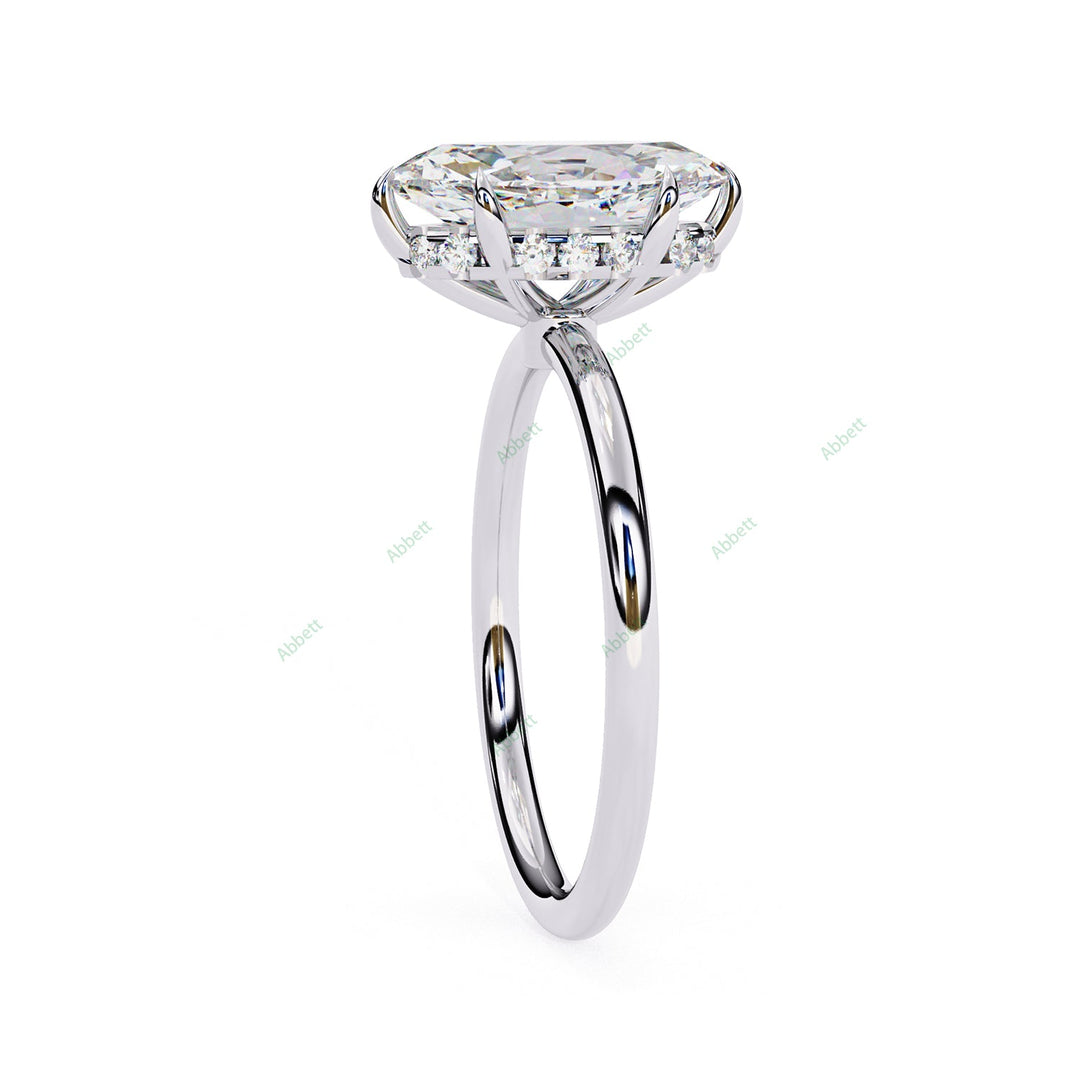 Hidden Halo Engagement Ring ENHI1518