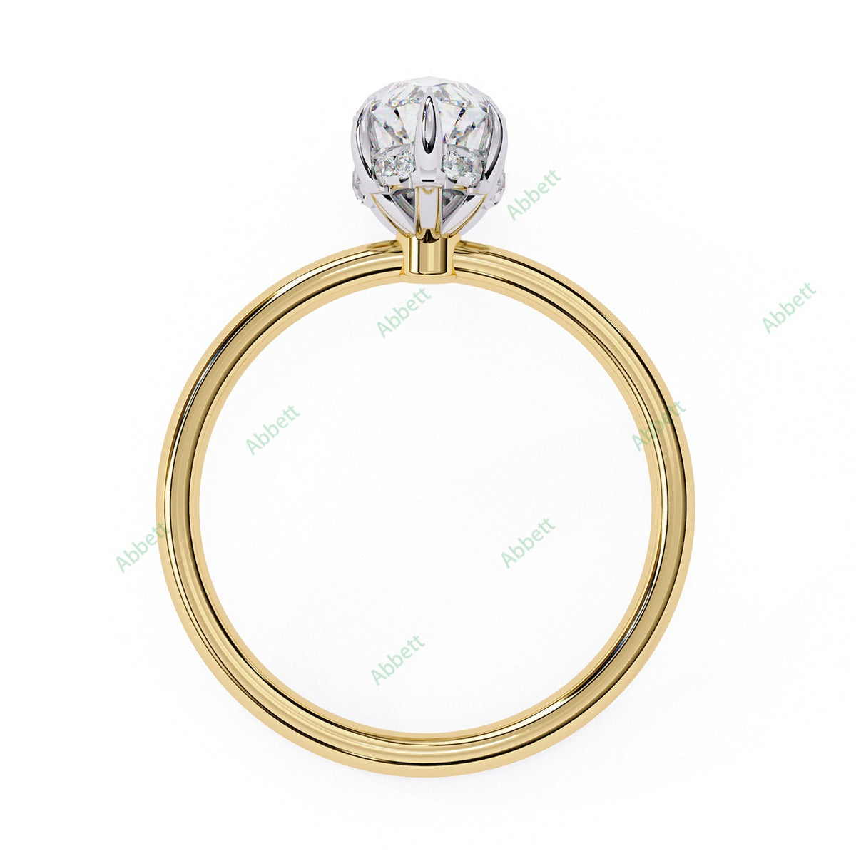 Hidden Halo Engagement Ring ENHI1518