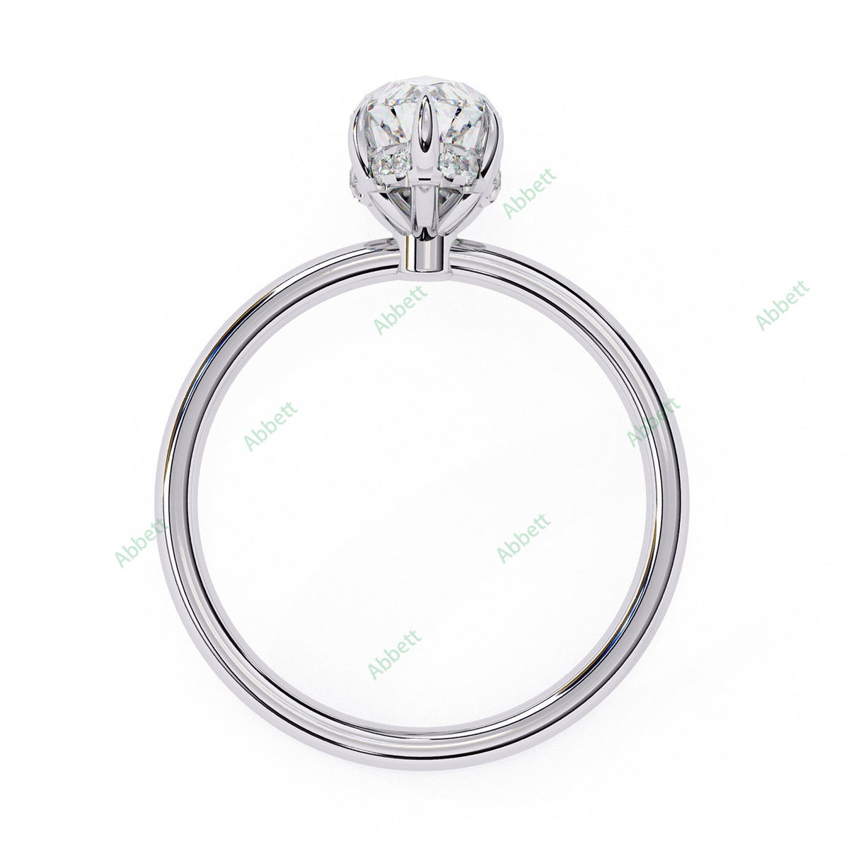 Hidden Halo Engagement Ring ENHI1518