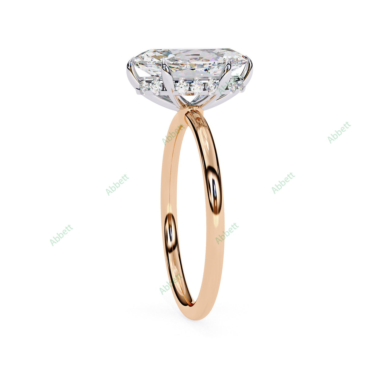 Hidden Halo Engagement Ring ENHI1518