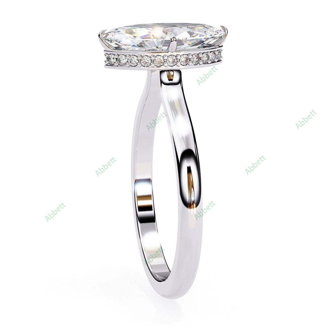 Hidden Halo Engagement Ring ENHI1519