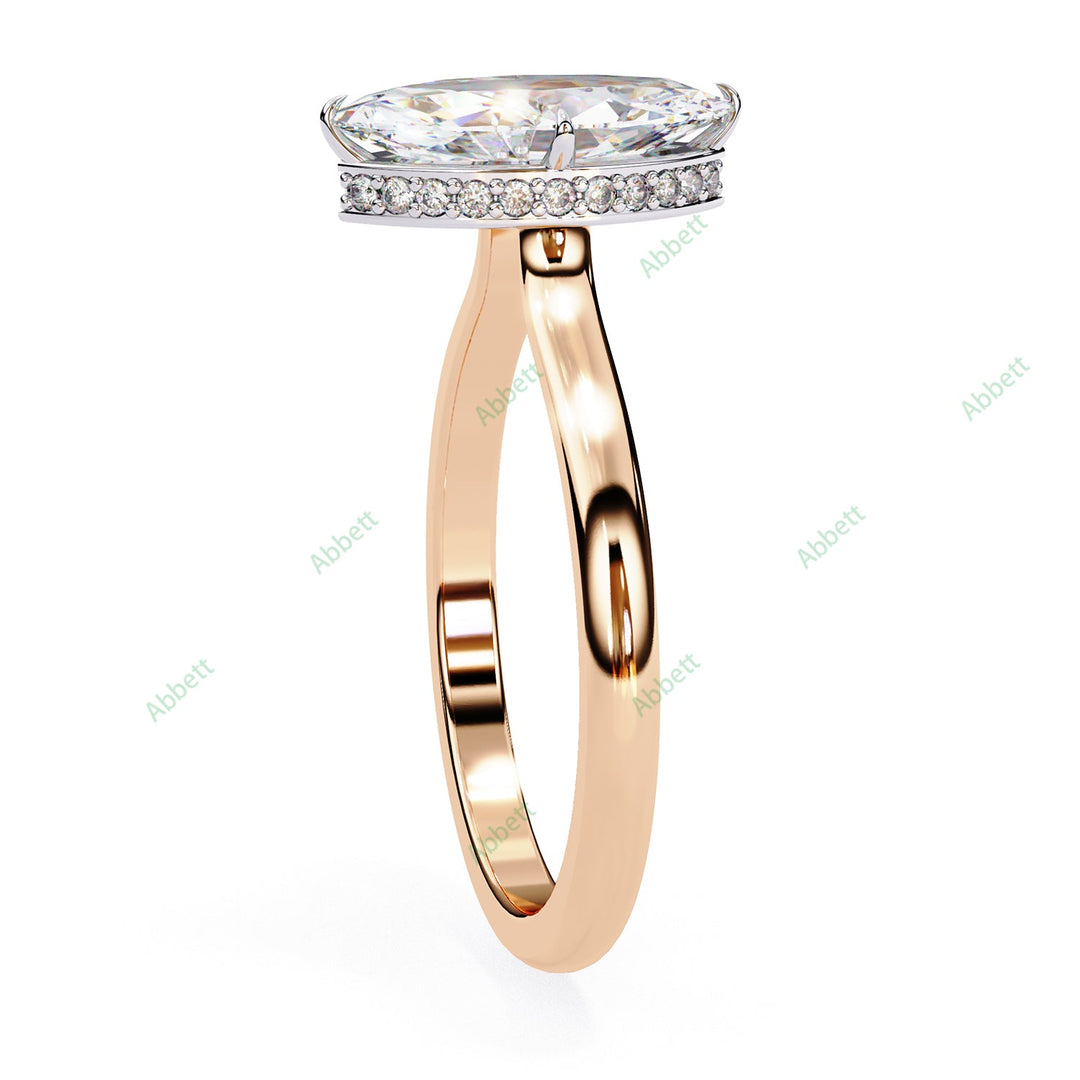 Hidden Halo Engagement Ring ENHI1519