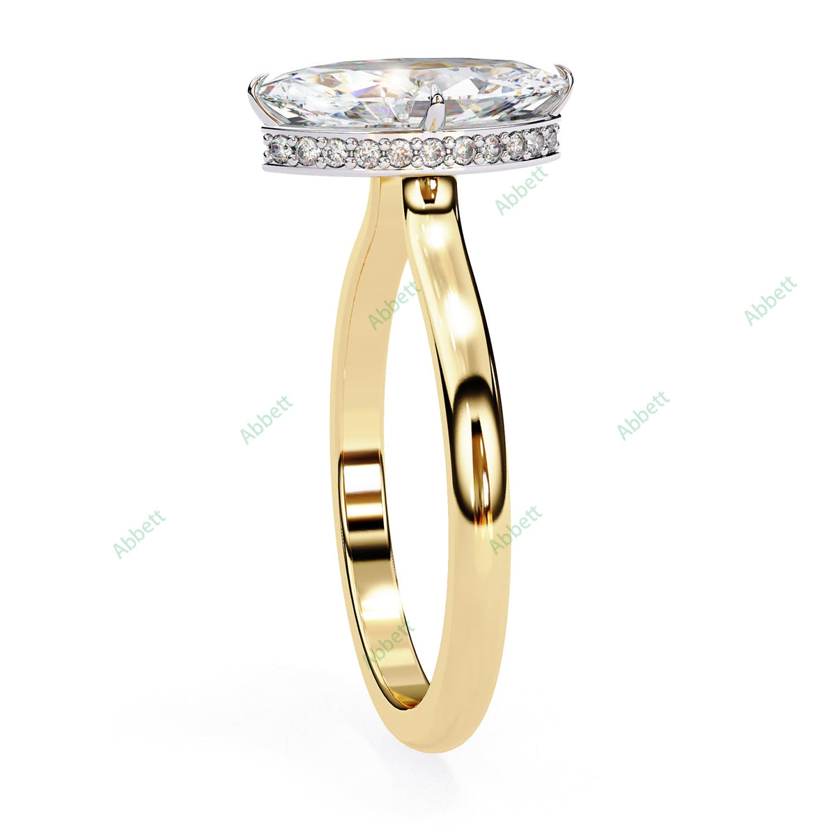Hidden Halo Engagement Ring ENHI1519