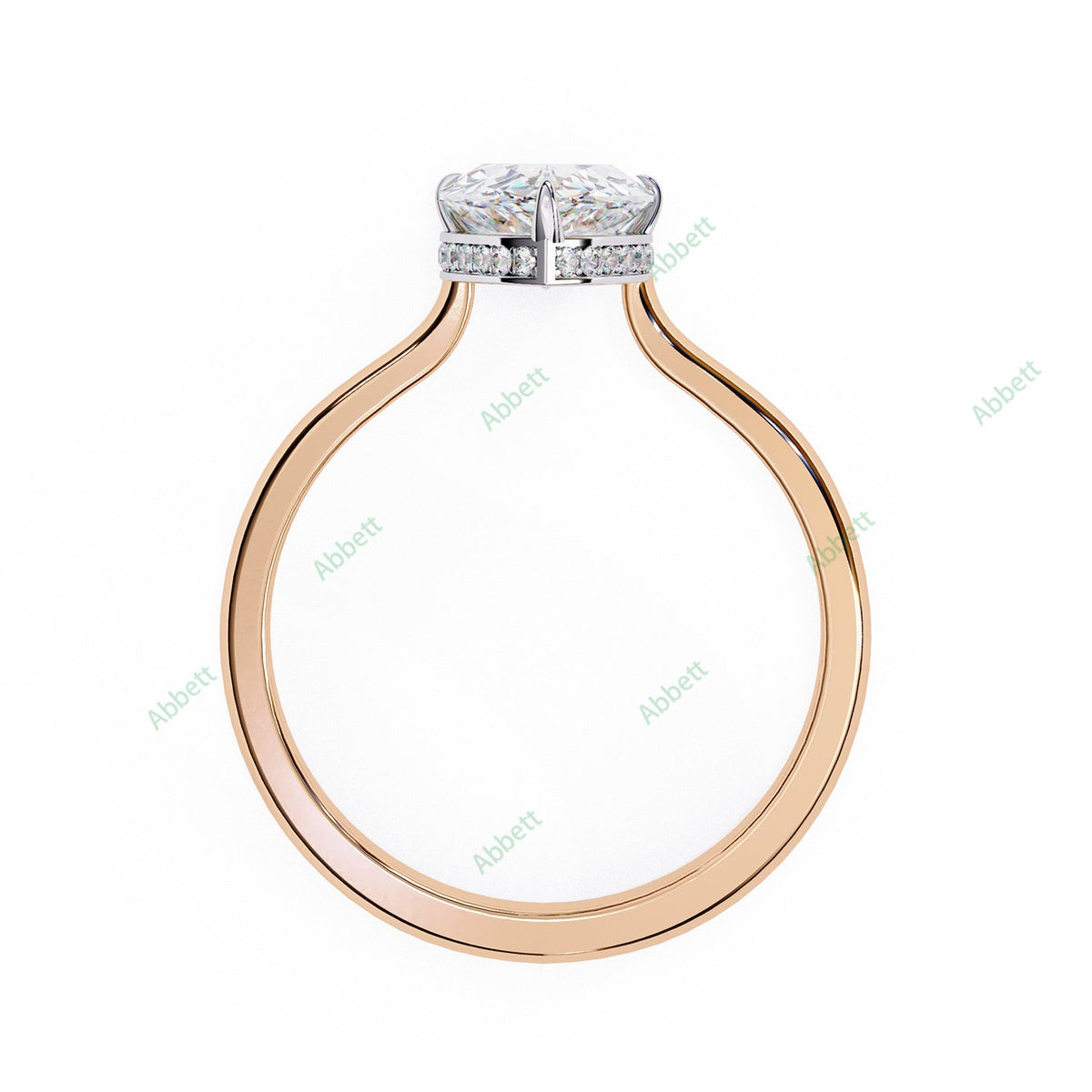 Hidden Halo Engagement Ring ENHI1521