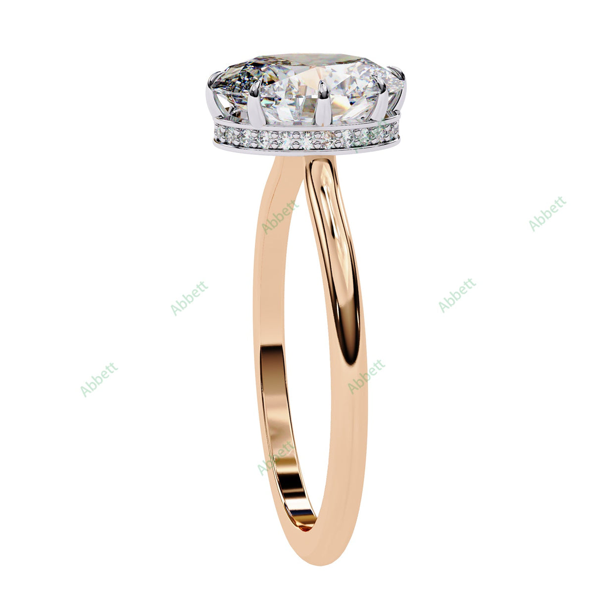 Hidden Halo Engagement Ring ENHI1522