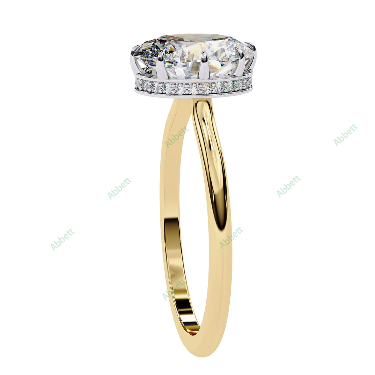 Hidden Halo Engagement Ring ENHI1522
