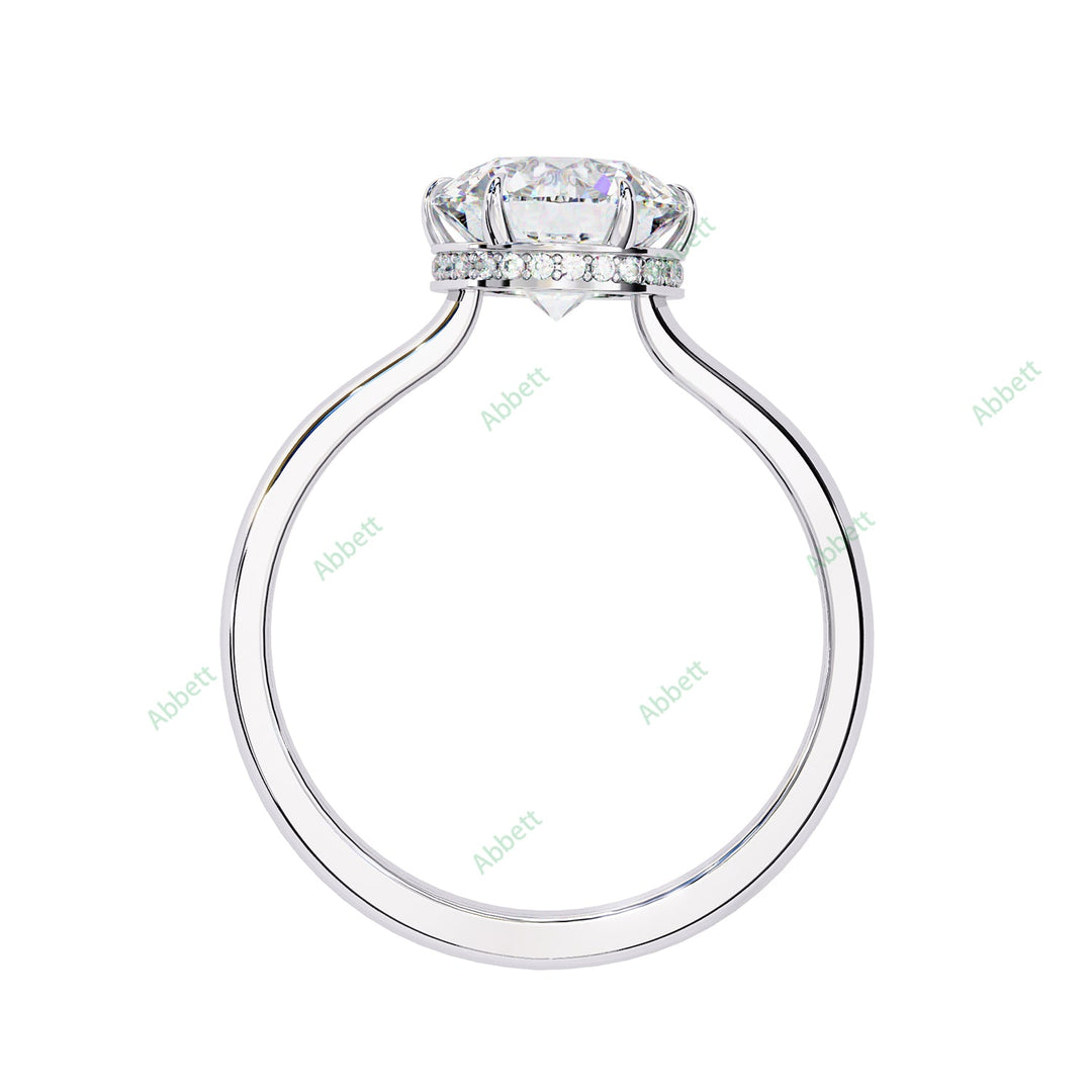 Hidden Halo Engagement Ring ENHI1523