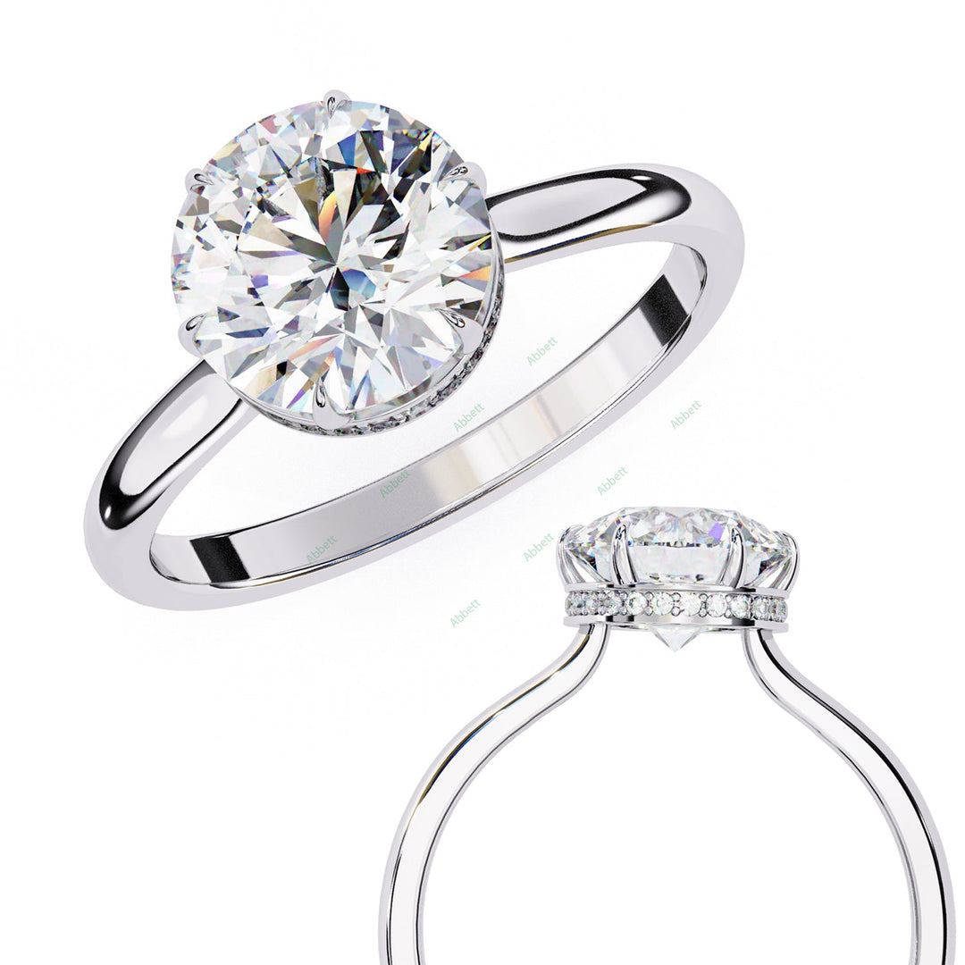 Hidden Halo Engagement Ring ENHI1523