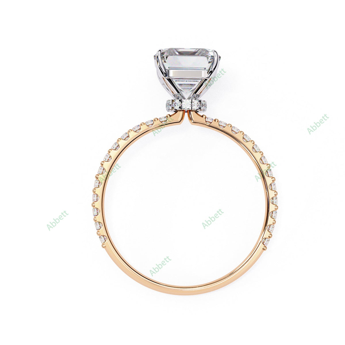 Hidden Halo Engagement Ring ENHI1524