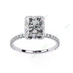 Load image into Gallery viewer, Hidden Halo Engagement Ring ENHI1524