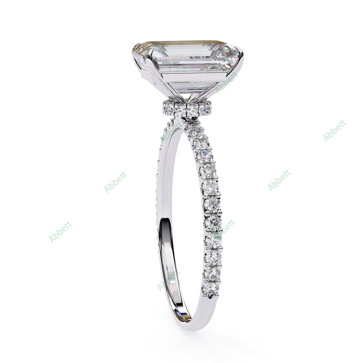Hidden Halo Engagement Ring ENHI1524