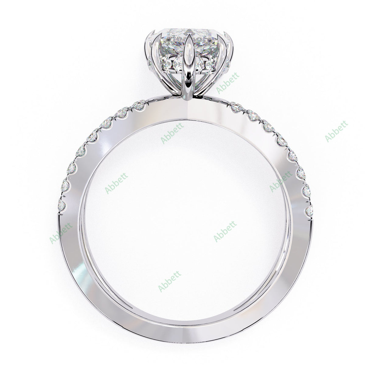 Hidden Halo Engagement Ring ENHI1531