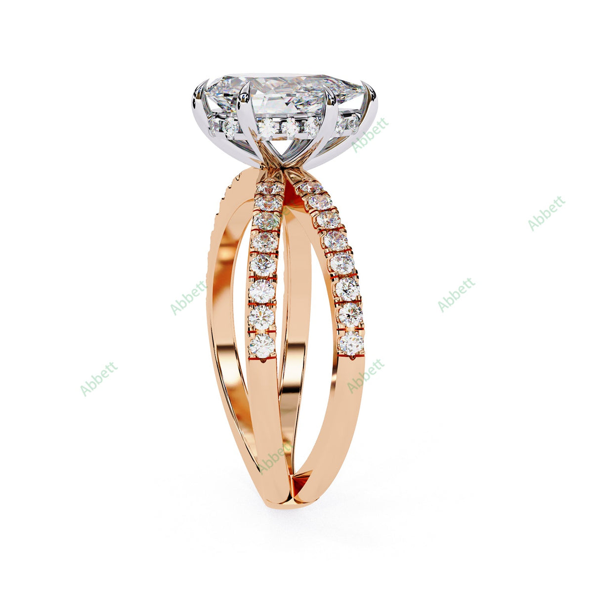 Hidden Halo Engagement Ring ENHI1531