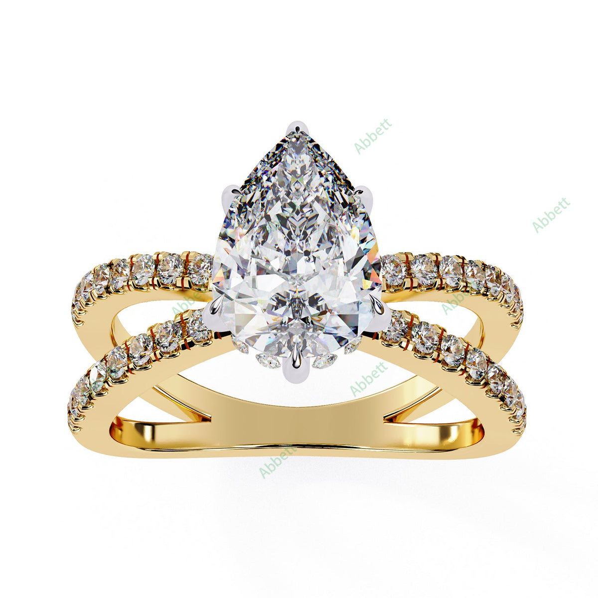 Hidden Halo Engagement Ring ENHI1531