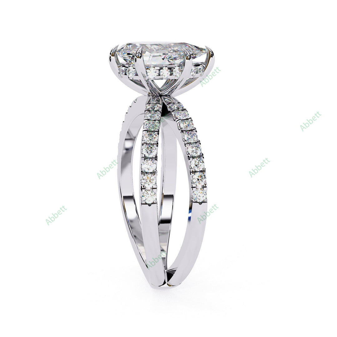Hidden Halo Engagement Ring ENHI1531