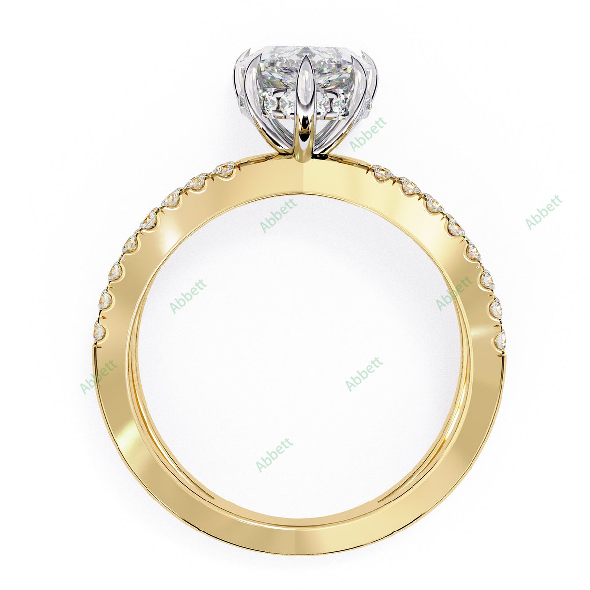 Hidden Halo Engagement Ring ENHI1531