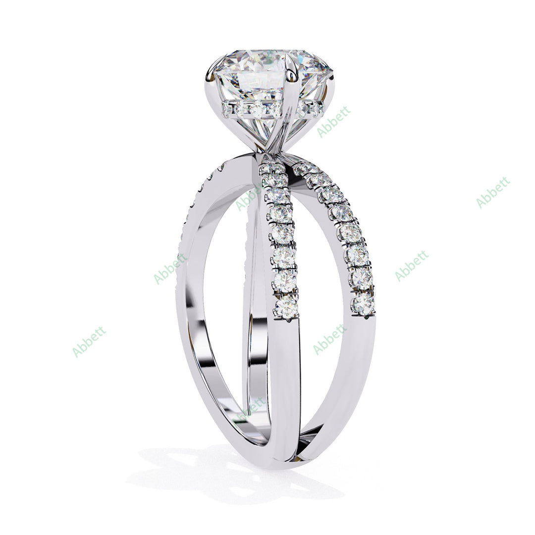 Hidden Halo Engagement Ring ENHI1532