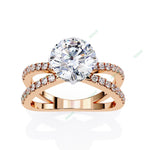 Load image into Gallery viewer, Hidden Halo Engagement Ring ENHI1532